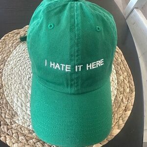 47 Brand Green Cap with White Logo#funny